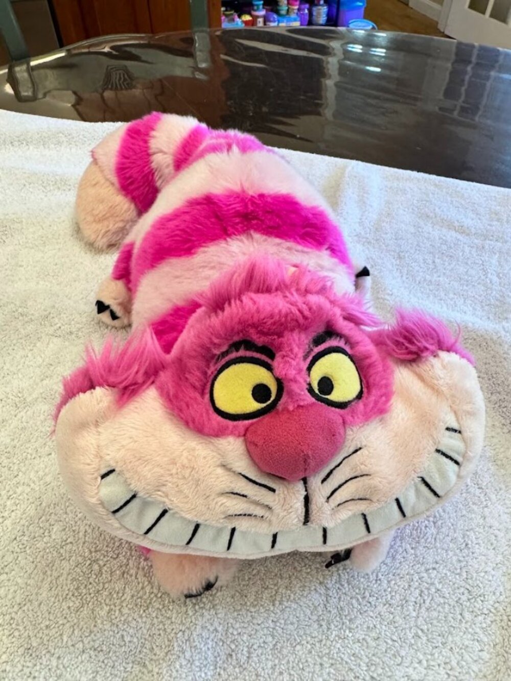 RARE Disney Store Large Alice in Wonderland Cheshire Cat Plush 22"